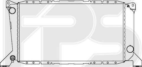 FPS FP 28 A736 - Radiatore, Raffreddamento motore autozon.pro