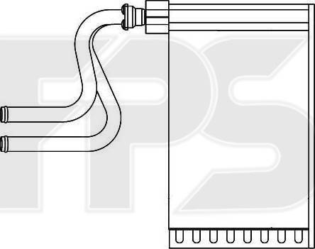 FPS FP 28 N28 - Scambiatore calore, Riscaldamento abitacolo autozon.pro