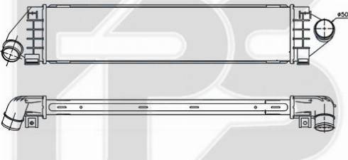 FPS FP 28 T107 - Intercooler autozon.pro