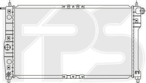 FPS FP 22 A847 - Radiatore, Raffreddamento motore autozon.pro