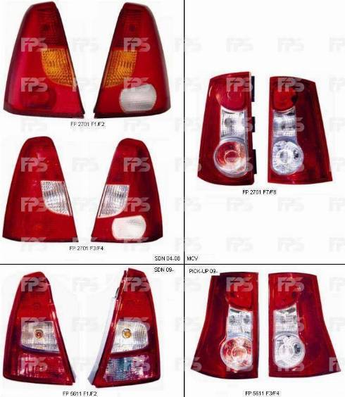 FPS FP 5611 F3-E - Luce posteriore autozon.pro