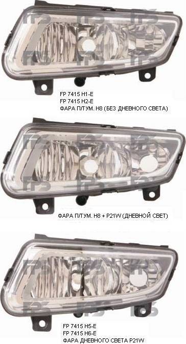 FPS FP 7415 H1-E - Fendinebbia autozon.pro