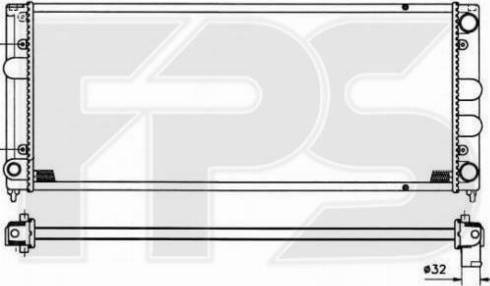 FPS FP 74 A436 - Radiatore, Raffreddamento motore autozon.pro