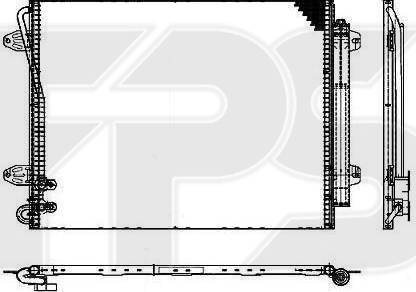 FPS FP 74 K466 - Condensatore, Climatizzatore autozon.pro