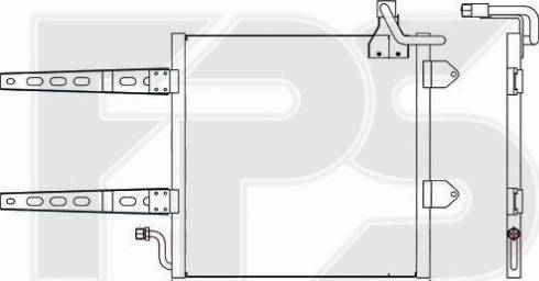 FPS FP 74 K188 - Condensatore, Climatizzatore autozon.pro