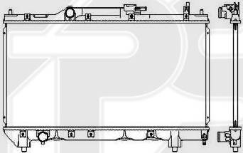 FPS FP 70 A545-X - Radiatore, Raffreddamento motore autozon.pro