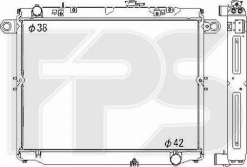 FPS FP 70 A1313-X - Radiatore, Raffreddamento motore autozon.pro