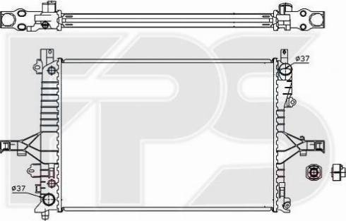 FPS FP 72 A52 - Radiatore, Raffreddamento motore autozon.pro