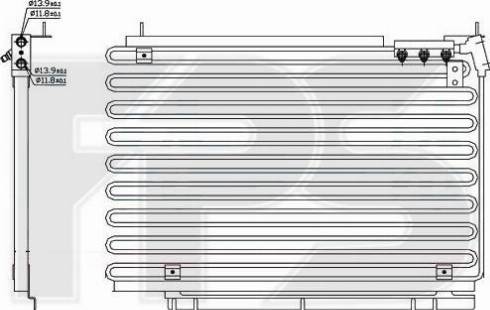 FPS FP 72 K216 - Condensatore, Climatizzatore autozon.pro