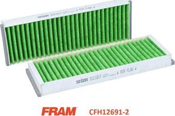 FRAM CFH12691-2 - Filtro, Aria abitacolo autozon.pro