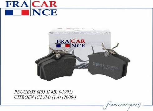 Francecar FCR210501 - Kit pastiglie freno, Freno a disco autozon.pro