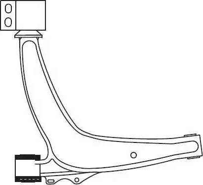 FRAP 4445 - Braccio oscillante, Sospensione ruota autozon.pro