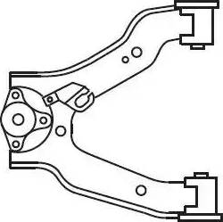 FRAP 4454 - Braccio oscillante, Sospensione ruota autozon.pro