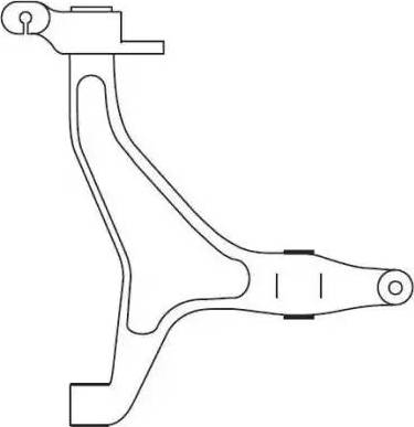 FRAP 4587 - Braccio oscillante, Sospensione ruota autozon.pro