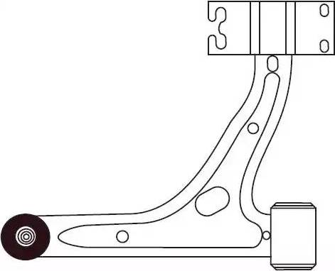 FRAP 4571 - Braccio oscillante, Sospensione ruota autozon.pro