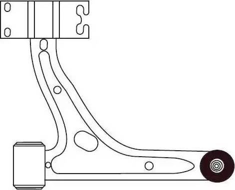 FRAP 4572 - Braccio oscillante, Sospensione ruota autozon.pro