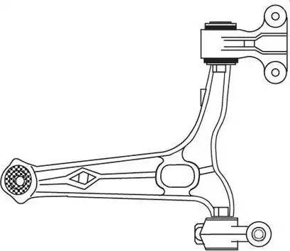 FRAP 4055 - Braccio oscillante, Sospensione ruota autozon.pro