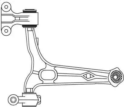 FRAP 4056 - Braccio oscillante, Sospensione ruota autozon.pro