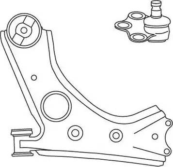 FRAP 3989 - Braccio oscillante, Sospensione ruota autozon.pro