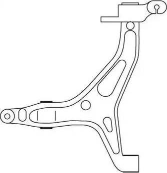 FRAP 3125 - Braccio oscillante, Sospensione ruota autozon.pro