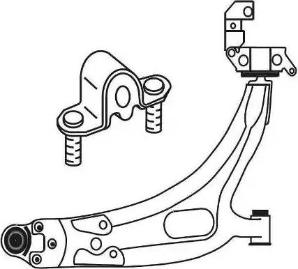 FRAP 3879 - Braccio oscillante, Sospensione ruota autozon.pro