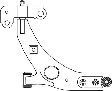 FRAP F3512 - Braccio oscillante, Sospensione ruota autozon.pro