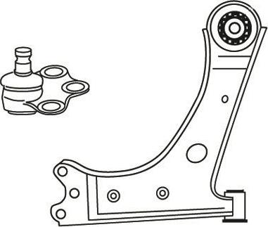 FRAP F3684 - Braccio oscillante, Sospensione ruota autozon.pro