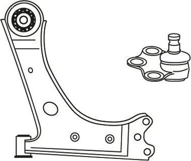 FRAP F3685 - Braccio oscillante, Sospensione ruota autozon.pro