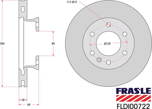 FRAS-LE FLDI00722 - Discofreno autozon.pro