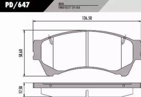 FRAS-LE PD647 - Kit pastiglie freno, Freno a disco autozon.pro