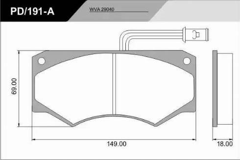 FRAS-LE PD/191-A_CV Advanced - Kit pastiglie freno, Freno a disco autozon.pro