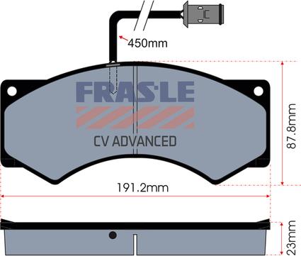 FRAS-LE PD/193-A-CV - Kit pastiglie freno, Freno a disco autozon.pro