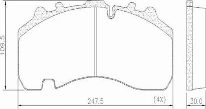 FRAS-LE PD/141-K021 _ CV Advan - Kit pastiglie freno, Freno a disco autozon.pro