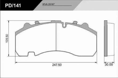 FRAS-LE PD/141_CV Advanced - Kit pastiglie freno, Freno a disco autozon.pro