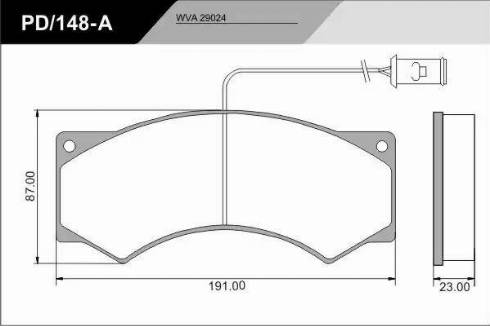 FRAS-LE PD/148-A_CV Advanced - Kit pastiglie freno, Freno a disco autozon.pro