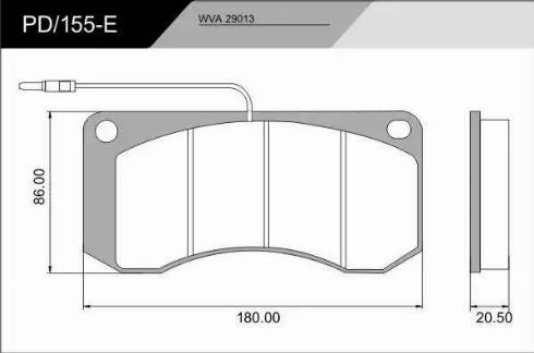 FRAS-LE PD/155-E_CV Advanced - Kit pastiglie freno, Freno a disco autozon.pro