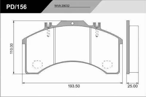 FRAS-LE PD/156_CV Advanced - Kit pastiglie freno, Freno a disco autozon.pro