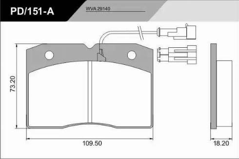 FRAS-LE PD/151-A_CV Advanced - Kit pastiglie freno, Freno a disco autozon.pro