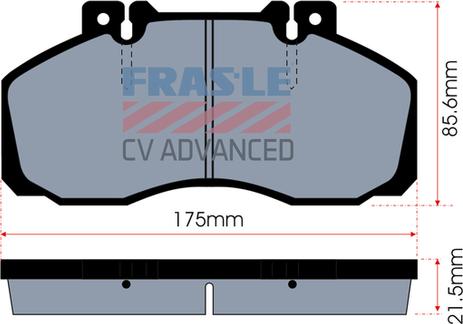 FRAS-LE PD/104-CV - Kit pastiglie freno, Freno a disco autozon.pro