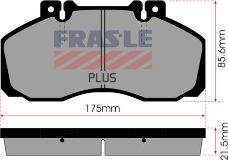 FRAS-LE PD/104-PLUS - Kit pastiglie freno, Freno a disco autozon.pro