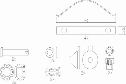 FRAS-LE PD/116-K020 _ HD PRO - Kit pastiglie freno, Freno a disco autozon.pro