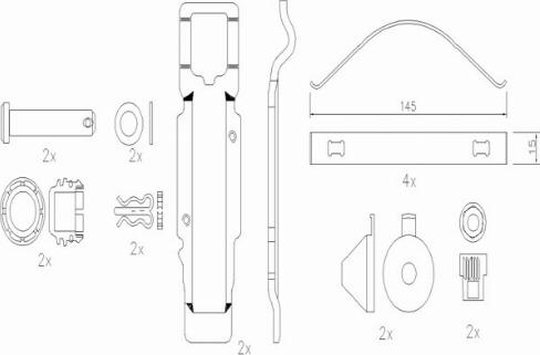 FRAS-LE PD/141-K021 _ HD PRO - Kit pastiglie freno, Freno a disco autozon.pro