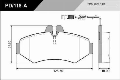 FRAS-LE PD/118-A_CV Advanced - Kit pastiglie freno, Freno a disco autozon.pro