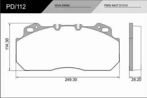 FRAS-LE PD/112_HD PRO - Kit pastiglie freno, Freno a disco autozon.pro