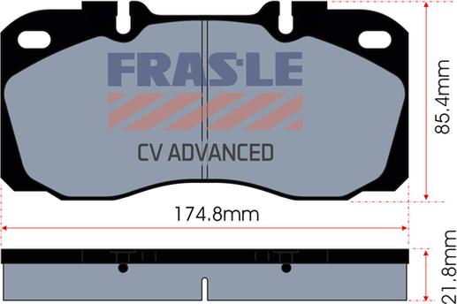 FRAS-LE PD/139-CV - Kit pastiglie freno, Freno a disco autozon.pro