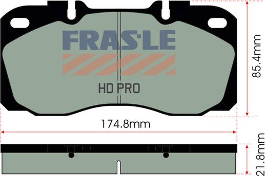 FRAS-LE PD/139-HD - Kit pastiglie freno, Freno a disco autozon.pro