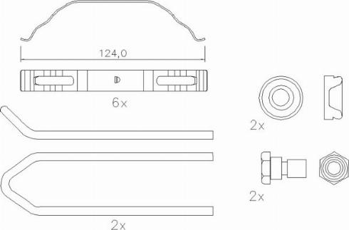 FRAS-LE PD/124-K018 _ HD PRO - Kit pastiglie freno, Freno a disco autozon.pro