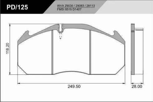 FRAS-LE PD/125_CV Advanced - Kit pastiglie freno, Freno a disco autozon.pro