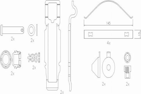 FRAS-LE PD/147-K023 _ HD PRO - Kit pastiglie freno, Freno a disco autozon.pro