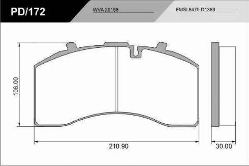 FRAS-LE PD/172_CV Advanced - Kit pastiglie freno, Freno a disco autozon.pro